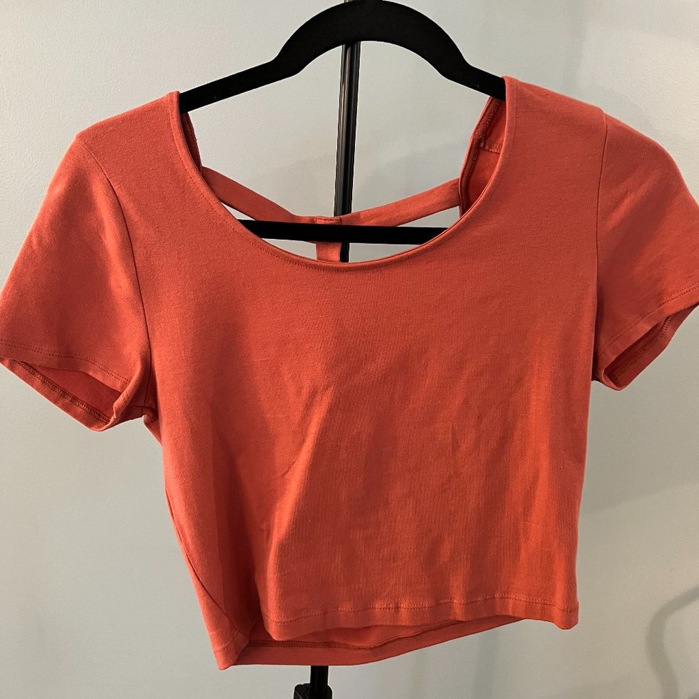 NWT Pink Crop Top